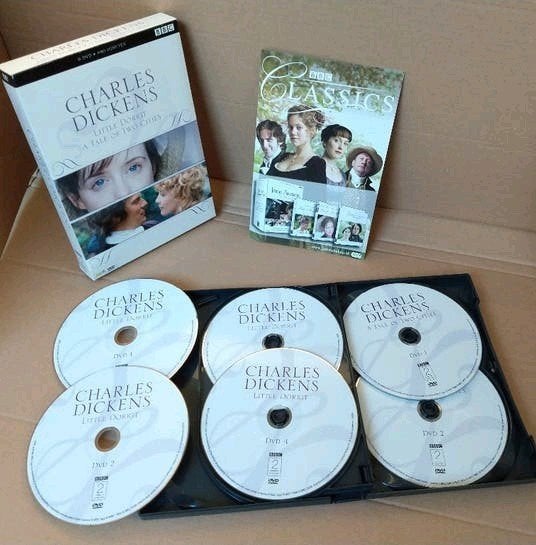 6 DVD BBC Charles Dickens Little Dorrit, Tale Of Two Cities, Engels, Verenigd Koninkrijk, Alle leeftijden, Nederlands