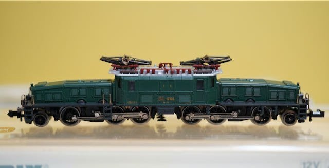 Minitrix 12926 SBB-Ellok Be 6/8 III Krokodil grün, Hobby en Vrije tijd, Modeltreinen | N-Spoor, Gelijkstroom, Trix, Wagon, Ophalen of Verzenden