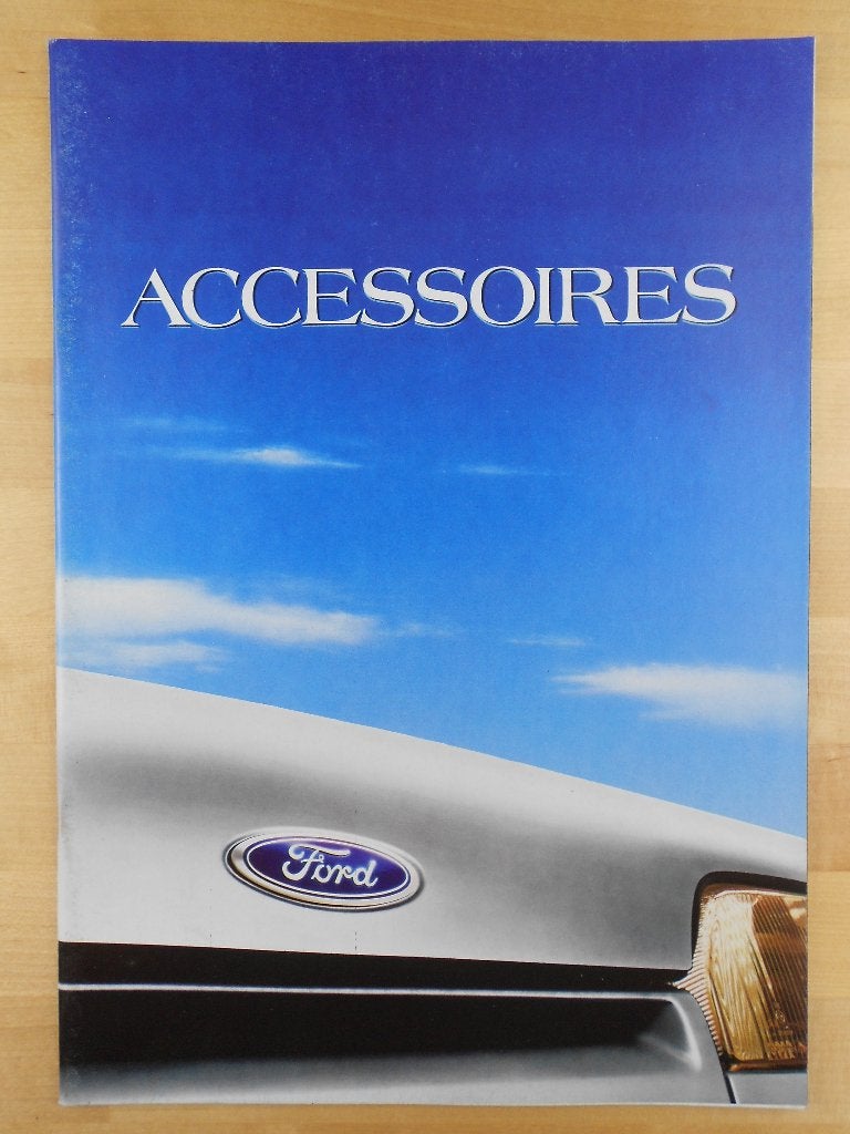 Ford Accessoires Brochure 1986 Escort Sierra Scorpio Fiesta, Ford, Ophalen of Verzenden, Zo goed als nieuw, Ford