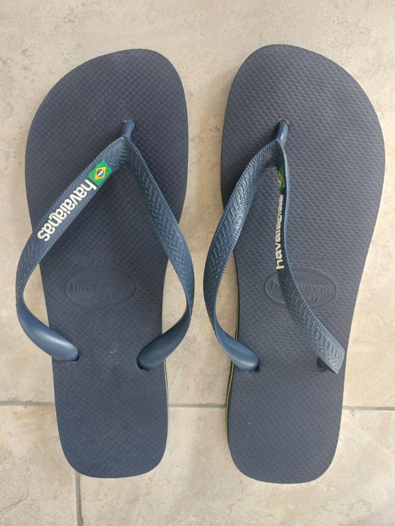 Havaianas Slippers maat 46, Slippers, Blauw, Havaianas, Ophalen of Verzenden