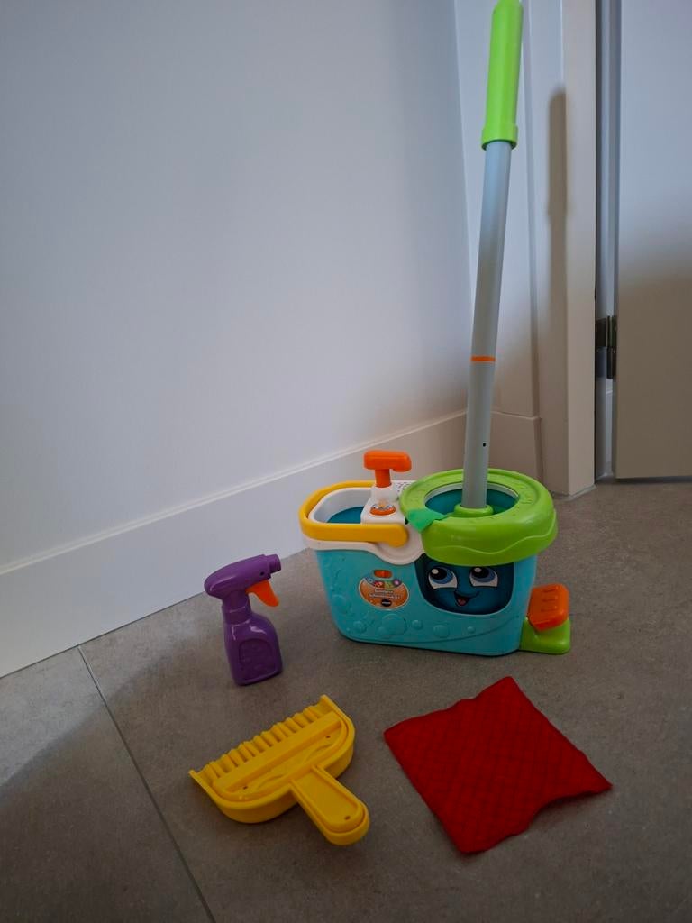 VTech Schoonmaakset met Mop en Emmer, Ophalen of Verzenden, Gebruikt, 2 tot 4 jaar