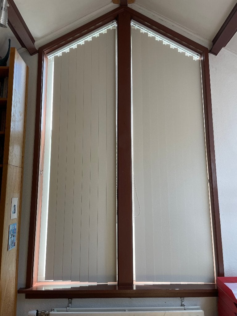Luxaflex zonwerend kunstof lamellen wit relief, Ophalen, Zo goed als nieuw, Wit