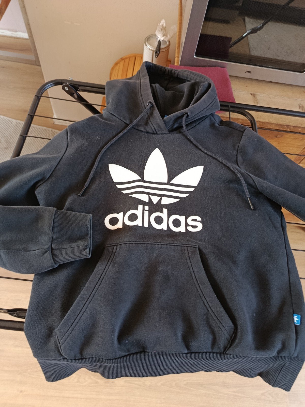 Adidas trui s en broekje L, Kleding | Heren, Ophalen of Verzenden, Maat 56/58 (XL), Zwart, Voetbal
