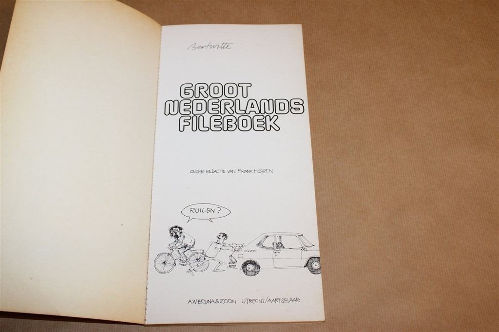 Groot Nederlands Fileboek — Karikaturen Wegverkeer 1981, Ophalen of Verzenden, Gelezen, Verhalen