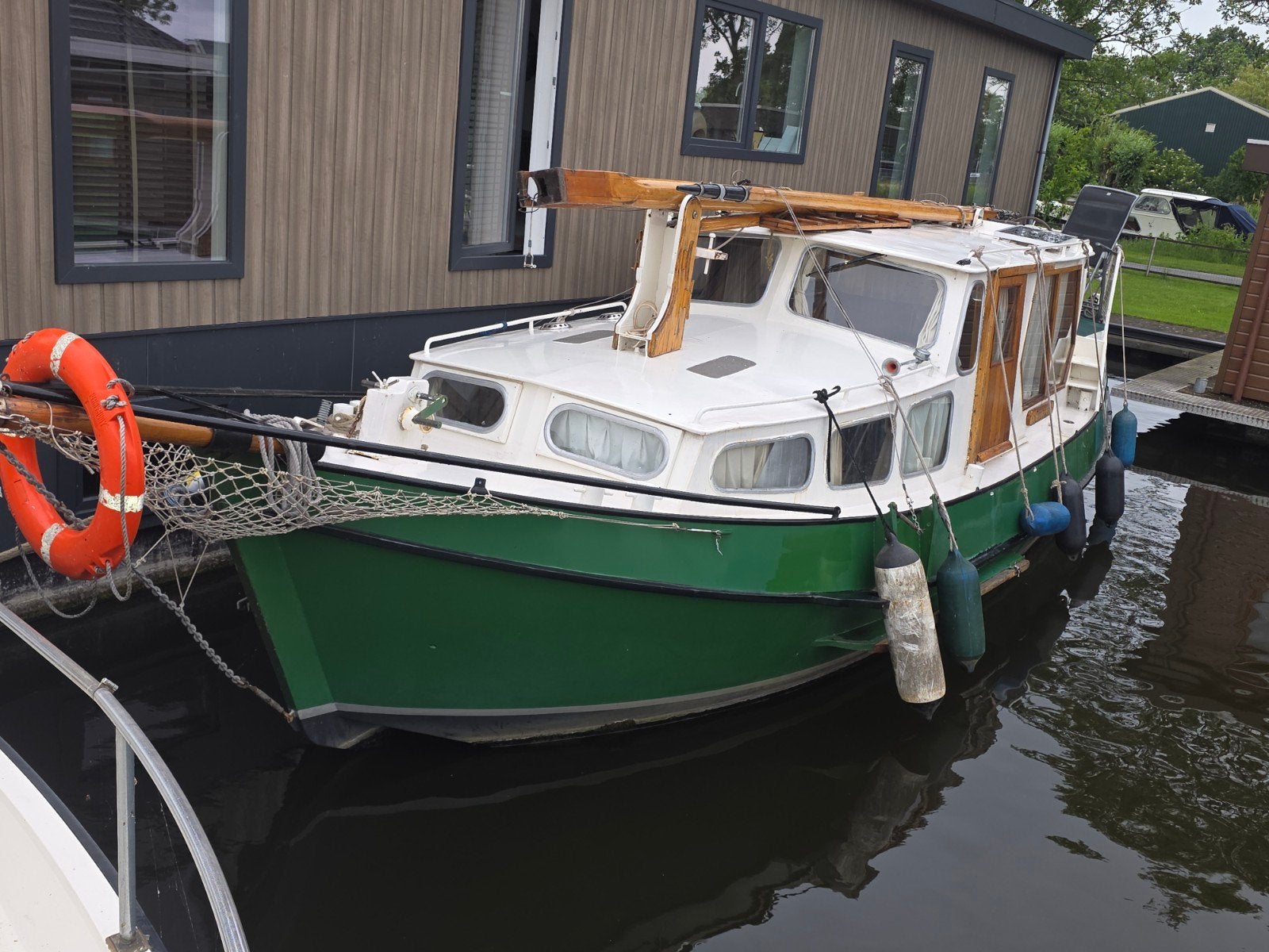 Rivierenkruiser10 M. met boegschroef dubb. Hydr.Besturing, Watersport en Boten, Ophalen of Verzenden, Diesel, Omvormer