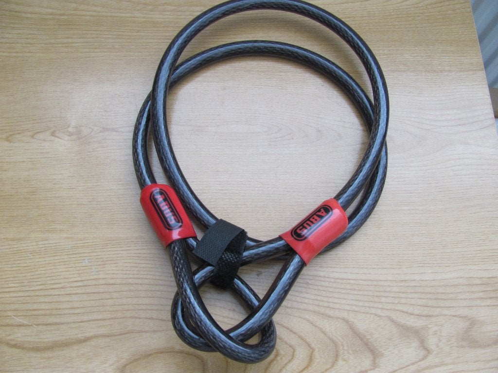 Slotkabel ABUS Cobra, 120 cm, Ø12 mm, zwart, Ophalen of Verzenden, Zo goed als nieuw, Kabelslot