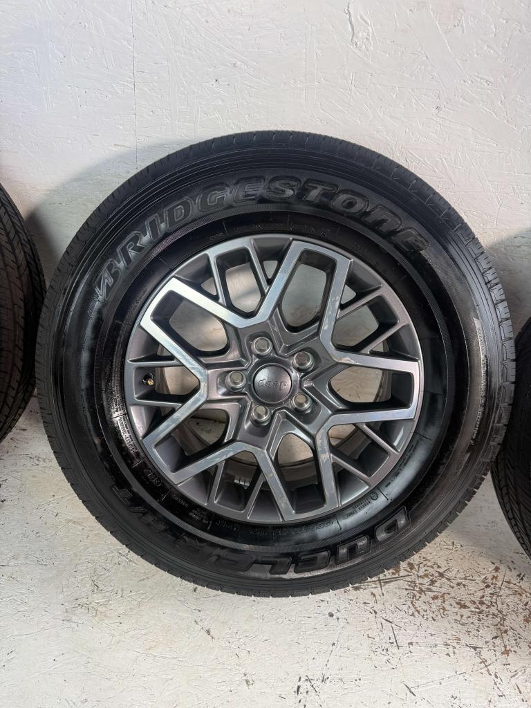 5x Originele Jeep Wrangler JL velgen 18" 5x127 zomerset 9mm!, Auto-onderdelen, Banden en Velgen, Niet ingevuld, 18 inch, Gebruikt