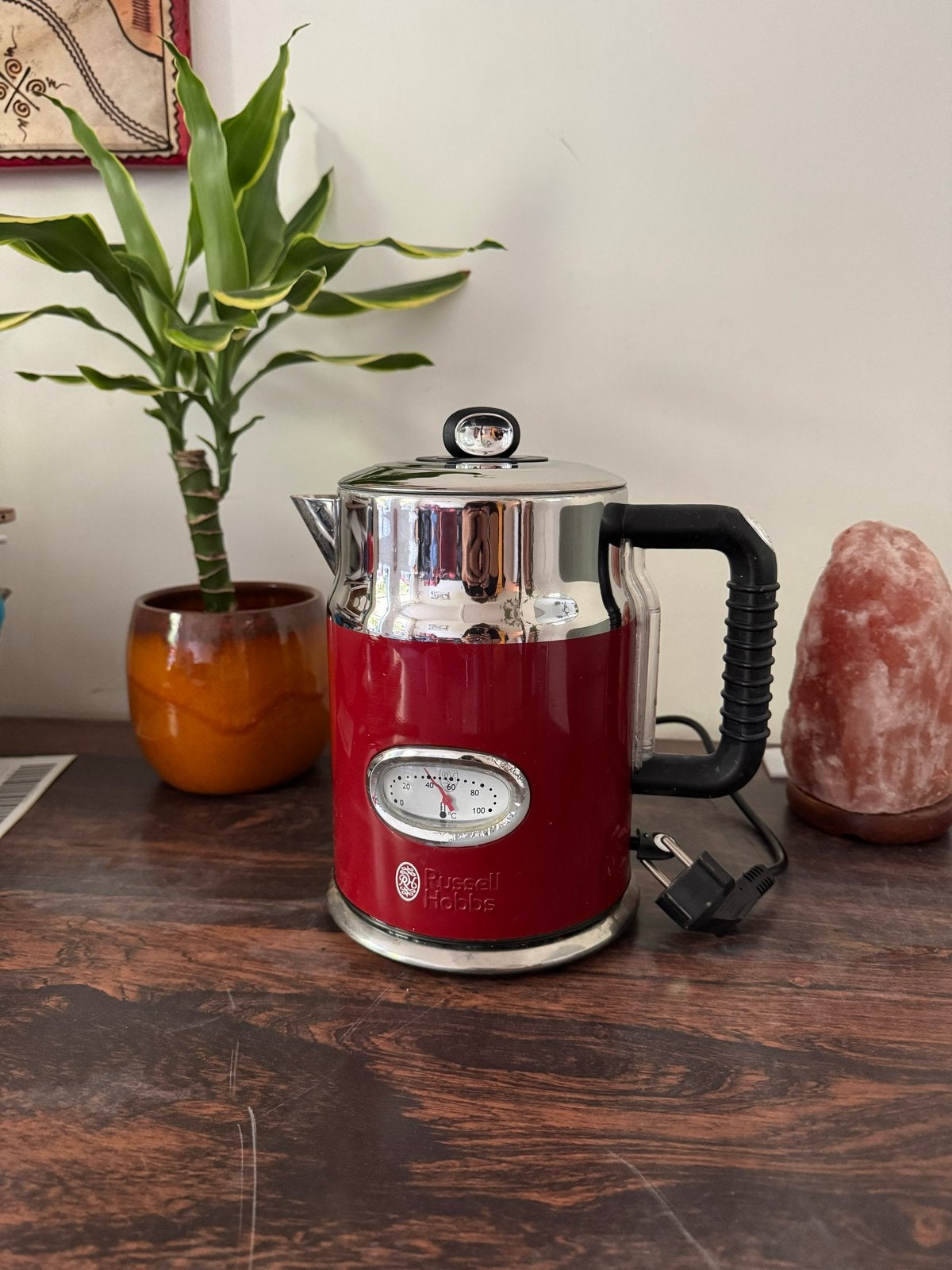 Russell Hobbs Retro Vintage Waterkoker - Zo goed als nieuw, Witgoed en Apparatuur, Waterkokers, 1 tot 2 liter, Ophalen of Verzenden