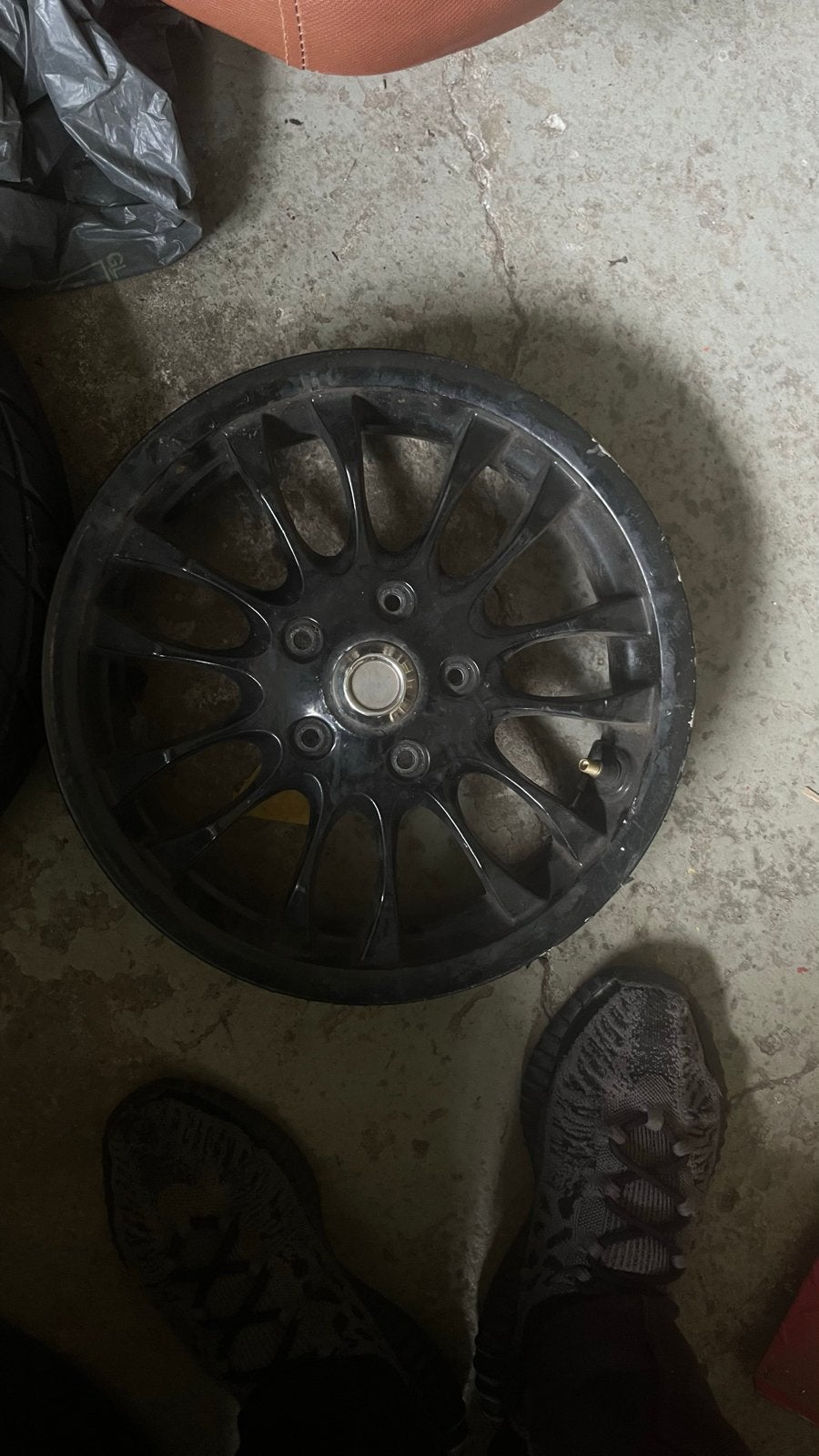Zwarte Vespa Sprint Velg - Gebruikt, Ophalen of Verzenden, Gebruikt, Overige typen, Vespa
