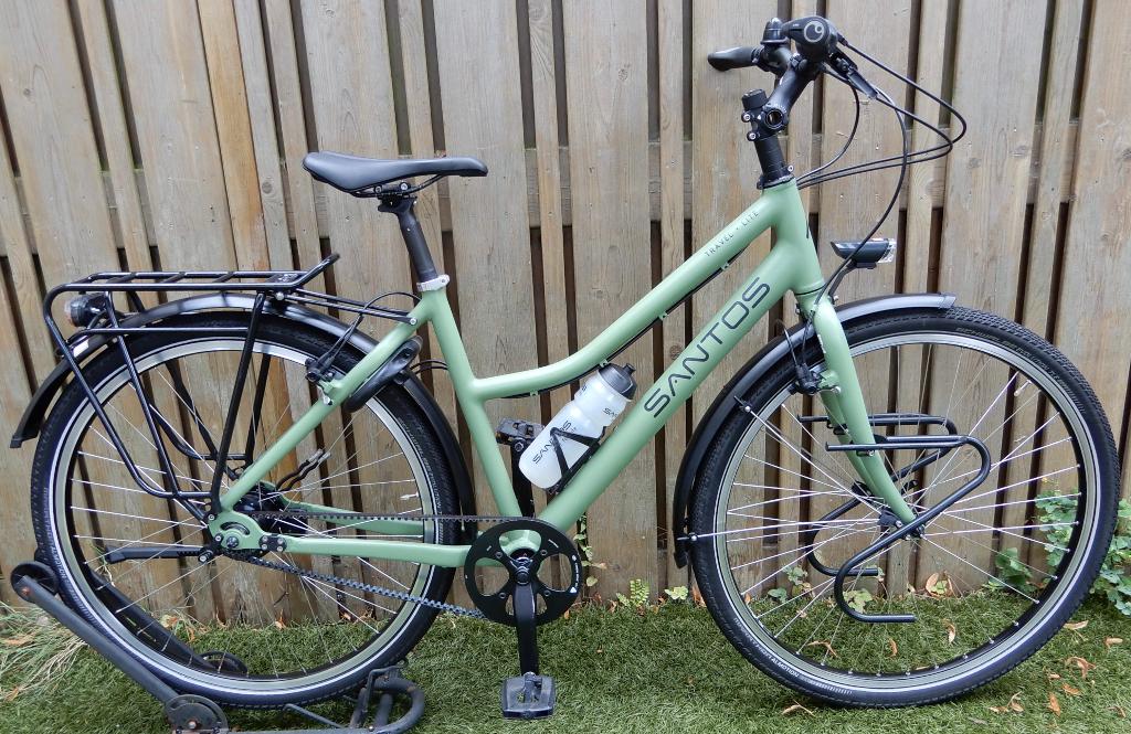 Santos Travel Lite 49 Cm Rohloff+Magura Riemaandrijving, Versnellingen, 56 cm of meer, Zo goed als nieuw, Ophalen