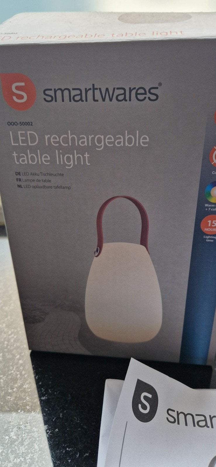 Smartwares OOO-50002 LED tafel lamp/nieuw in doos, Ophalen, Kunststof, Nieuw, Wit