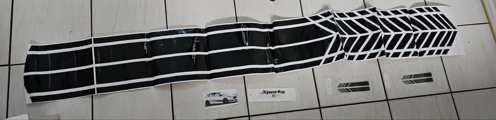Autostickers. Stickers voor op de auto strepen voor spiegels, Auto diversen, Autostickers, Ophalen of Verzenden