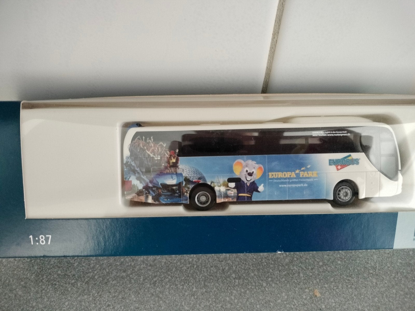 MAN Lion's Coach Eurobus Europa Park modelbus 1:87, Ophalen of Verzenden, Nieuw, Bus of Vrachtwagen