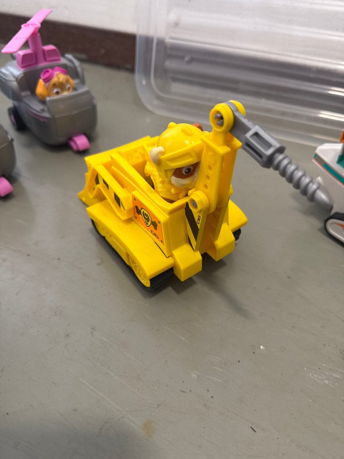 Paw Patrol Rubble Bulldozer Speelgoedvoertuig, Ophalen of Verzenden, Gebruikt, Jongen of Meisje