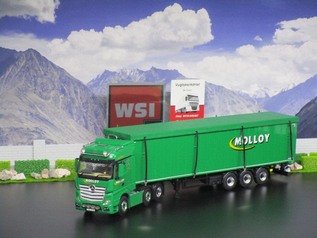 wsi 02-1728 molloy mercedes benz actros mp4 bs 6x2, Ophalen of Verzenden, Nieuw, Bus of Vrachtwagen, Wsi