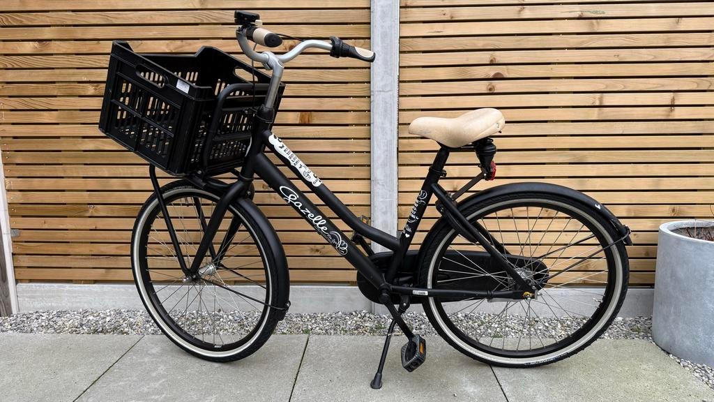 Gazelle Miss Grace meisjesfiets 24 inch zwart, Fietsen en Brommers, Fietsen | Meisjes, Ophalen, Gebruikt, 24 inch, Versnellingen