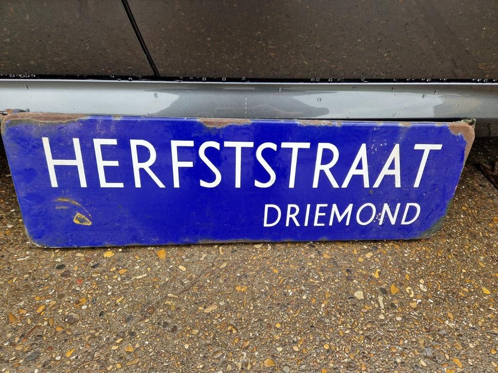Straatnaam bordje, Ophalen