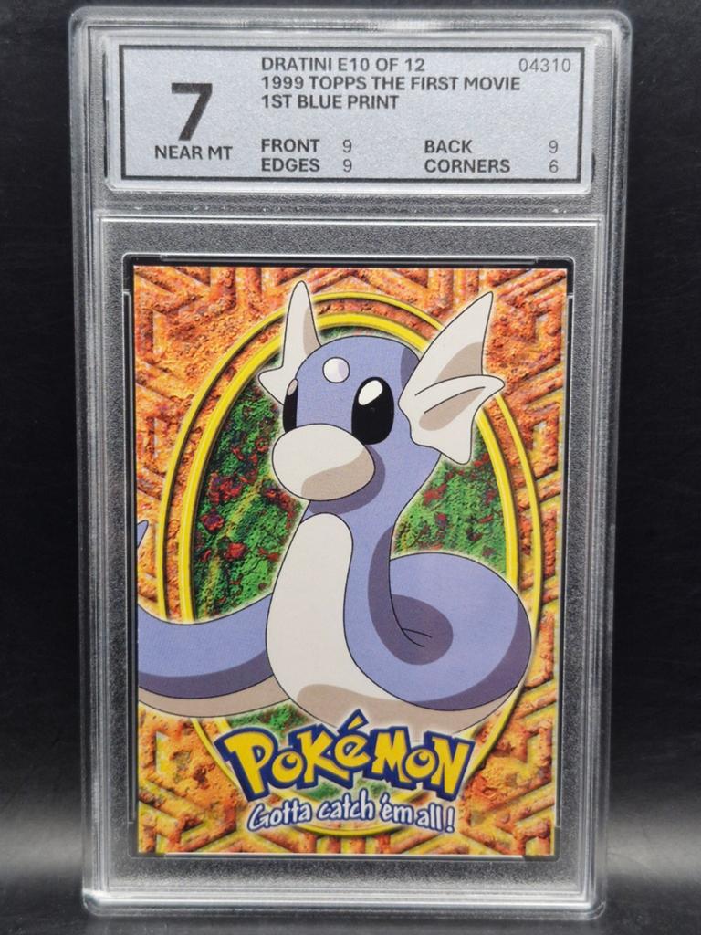 Dratini 1999 topps the first movie woetoe grading 7, Ophalen, Zo goed als nieuw, Losse kaart