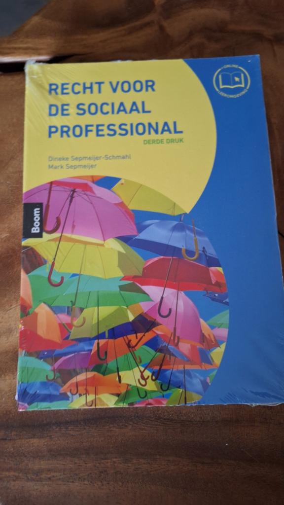 Recht voor de sociaal professional (nieuw in plastic), Boeken, VWO, Ophalen of Verzenden, Zo goed als nieuw, Dineke Sepmeijer-Schmahl; Mark Sepmeijer