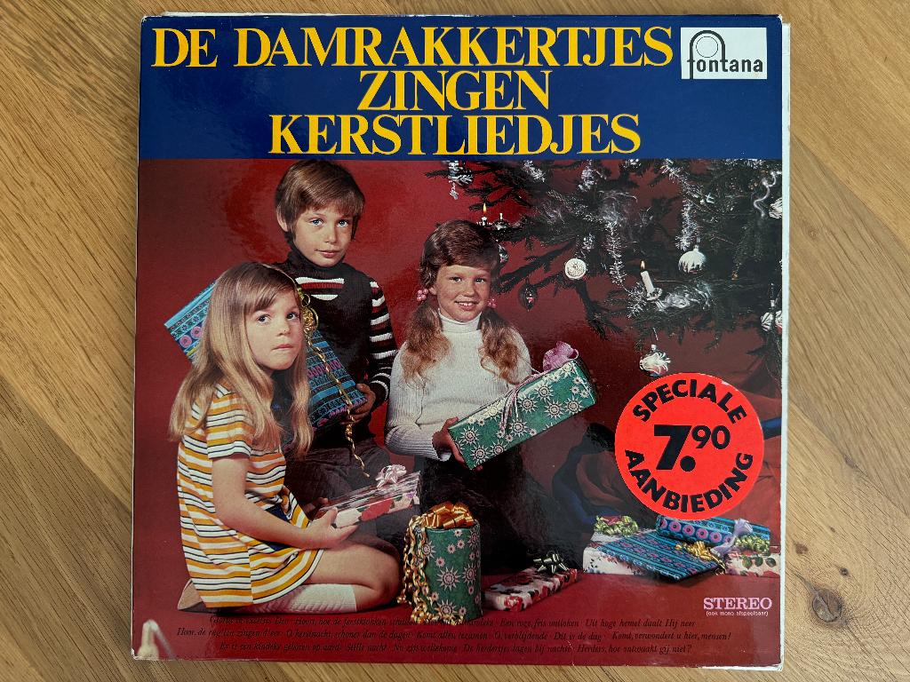 LP De Damrakkertjes zingen kerstliedjes, Ophalen of Verzenden, 12 inch, Muziek, Inclusief binnenhoes