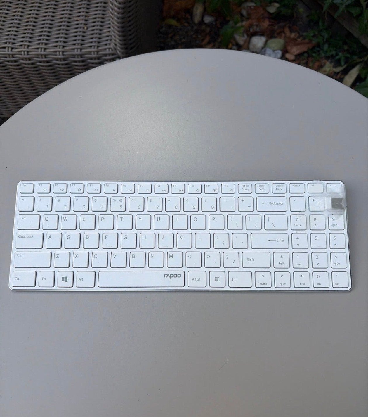 Rapoo draadloos QWERTY toetsenbord - Zo goed als nieuw, Computers en Software, Toetsenborden, Ophalen of Verzenden, Qwerty, Zo goed als nieuw