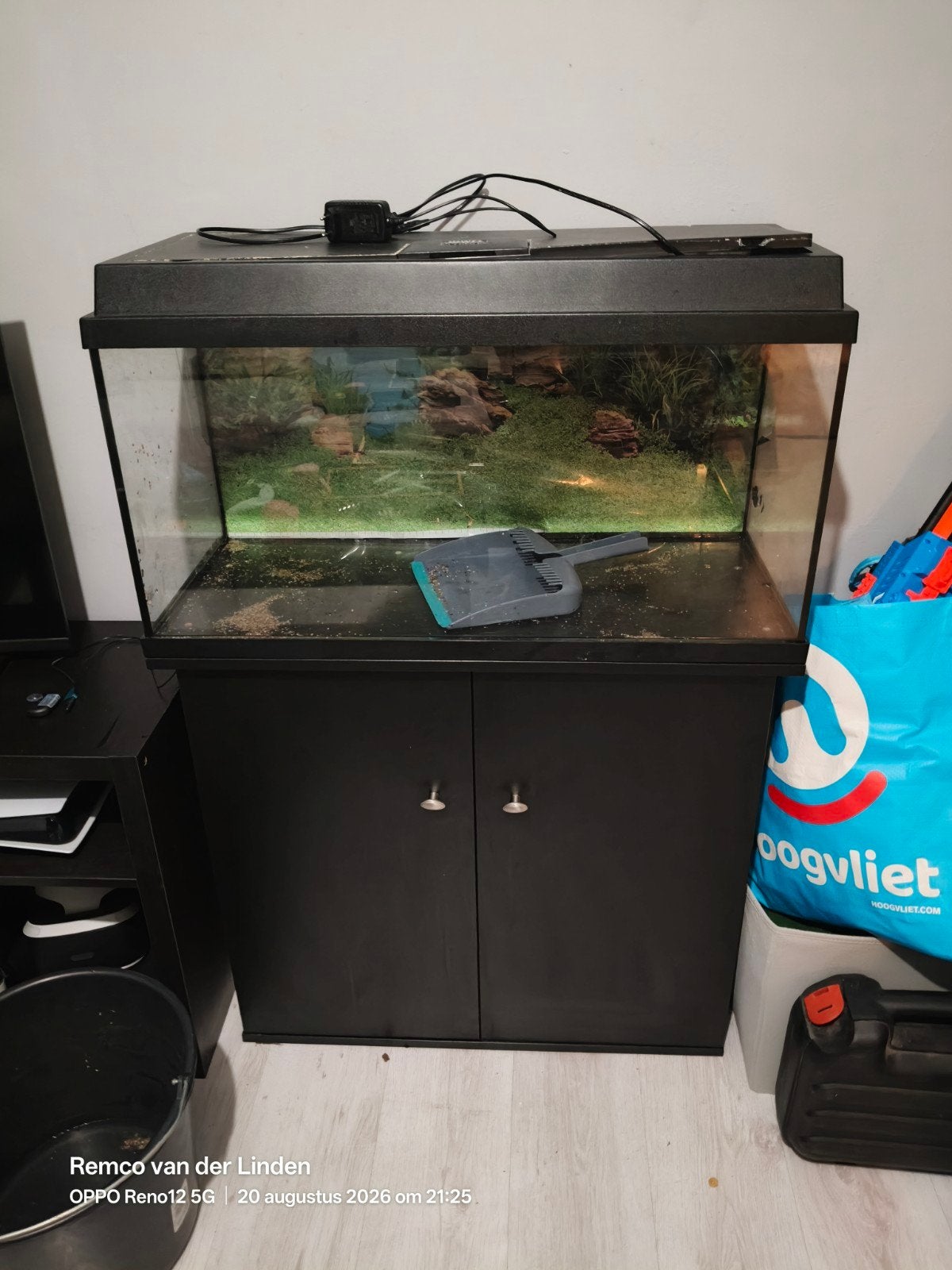 jewel aquarium, Ophalen, Gebruikt, Leeg aquarium
