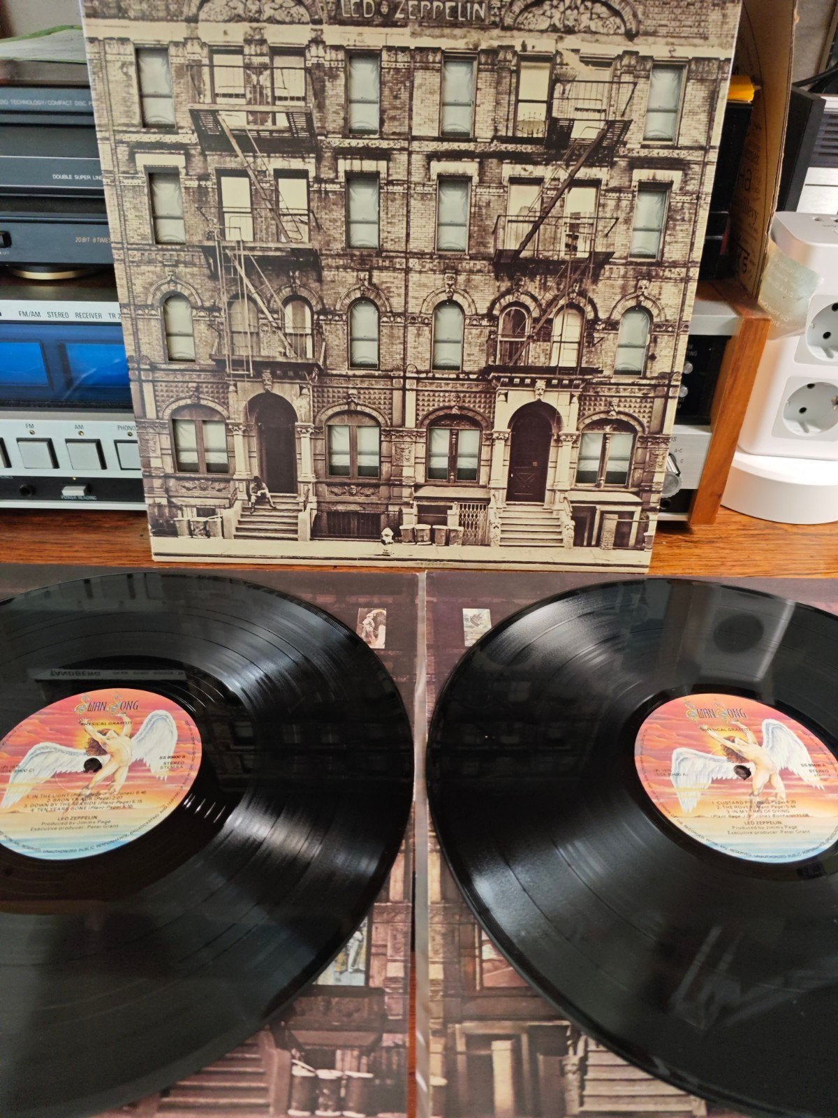 Led Zeppelin - Physical Graffiti Dubbel-LP (1975), Cd's en Dvd's, Vinyl | Rock, Gebruikt, Ophalen of Verzenden, 12 inch, Poprock