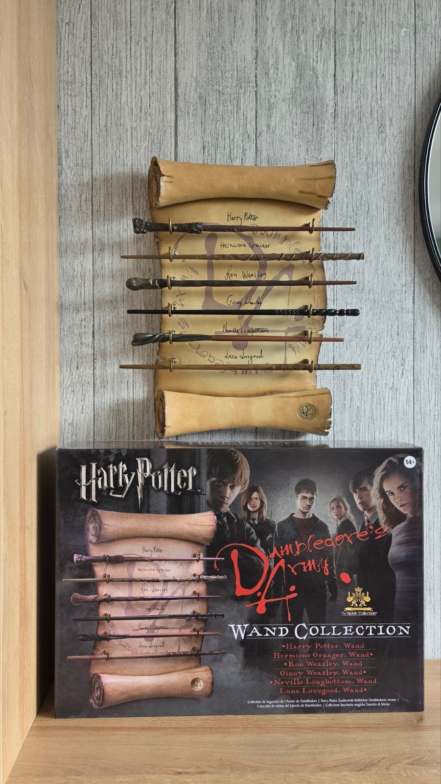 Dumbledore’s Army Wand Collection - 45 cm, Ophalen of Verzenden, Zo goed als nieuw, Beeldje of Buste