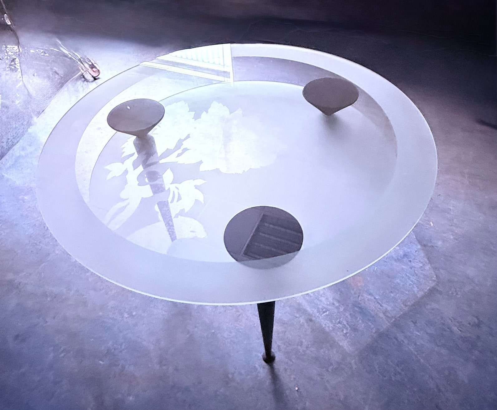 Art Deco tafel uniek blad, Ophalen