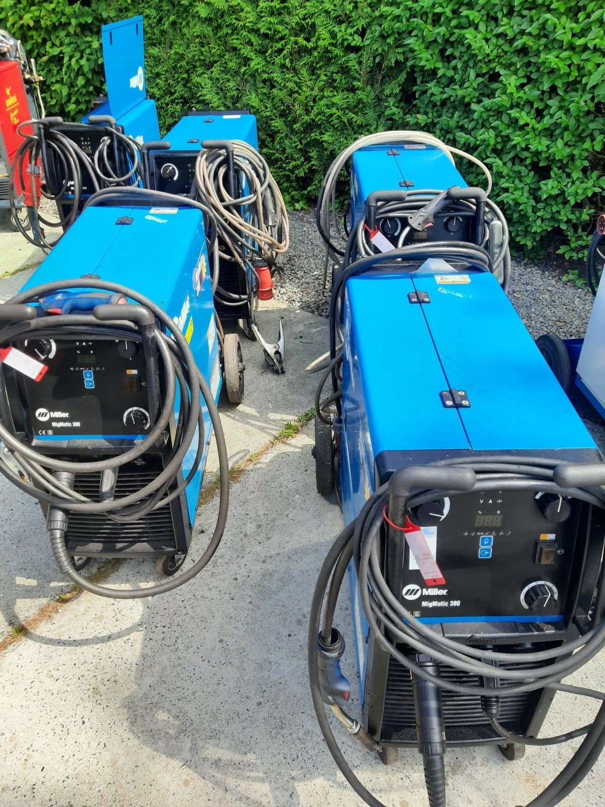 Miller 380 mig matic lasapparaat, Doe-het-zelf en Verbouw, Gereedschap | Lasapparaten, Ophalen of Verzenden, Zo goed als nieuw