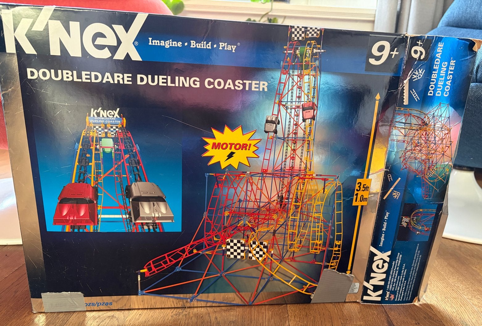 K'nex Double Dare Dueling Coaster - Grote Achtbaan, Ophalen of Verzenden, Gebruikt, K'nex