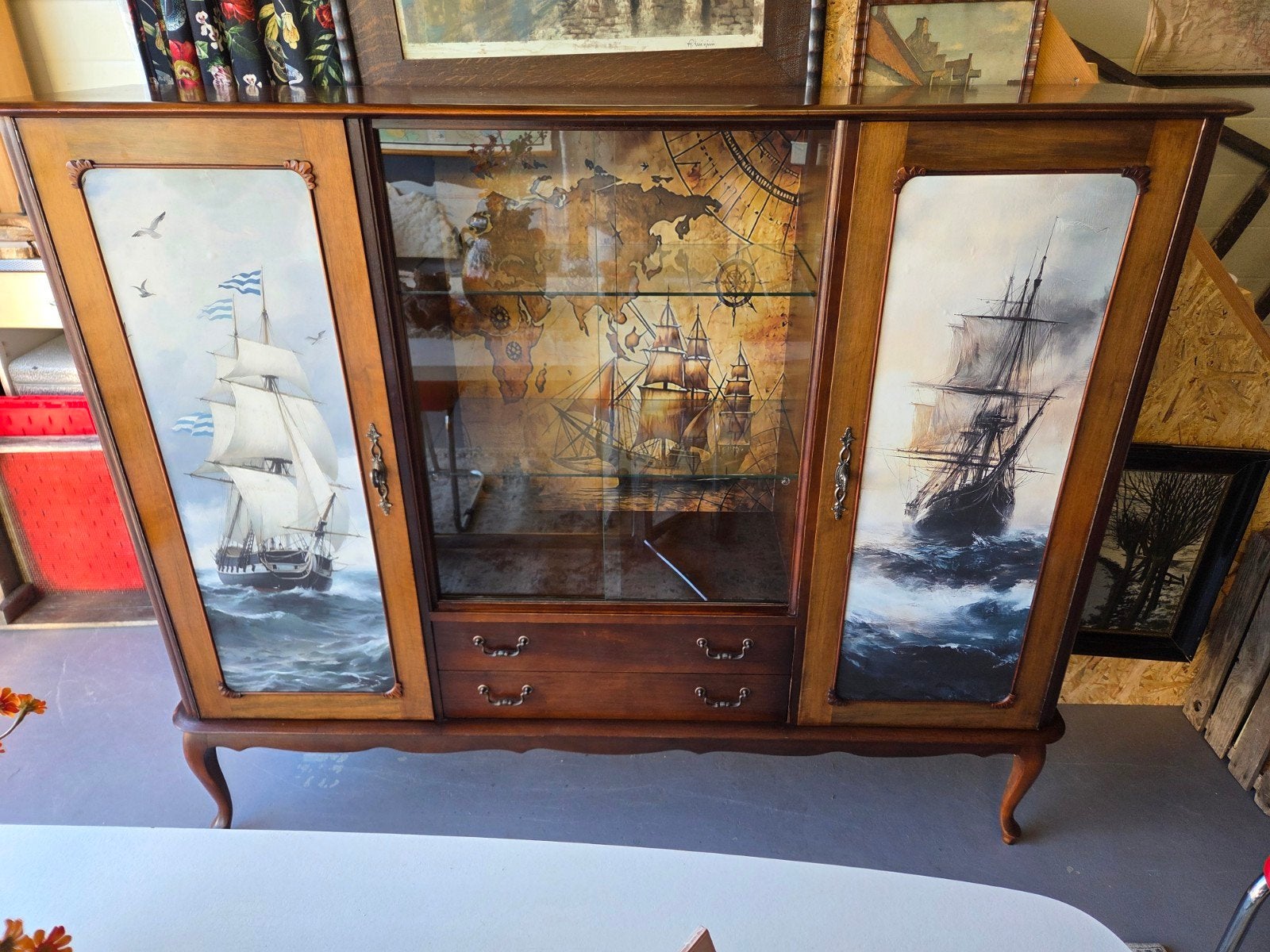Vintage bruynzeel Zaandam Holland
Queen Ann kast, buffetkast, Ophalen, Gebruikt, 25 tot 50 cm