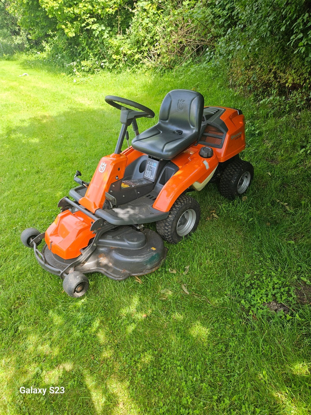 husqvarna rider 216awd frontmaaier zitmaaier grasmaaier hst, Ophalen of Verzenden, Gebruikt, 90 tot 120 cm