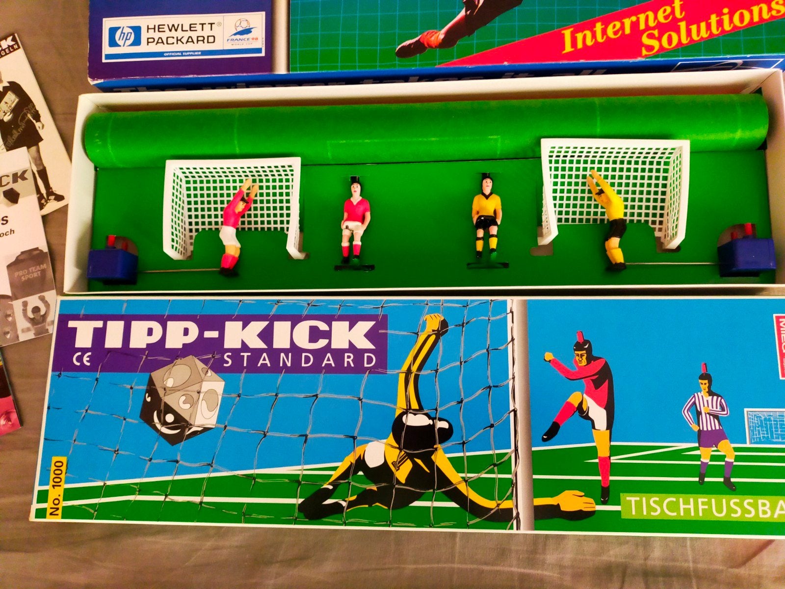 Tipp-Kick HP WK '98 Promotie Tafelvoetbalspel (Nieu, Verzamelen, Ophalen of Verzenden, Nieuw