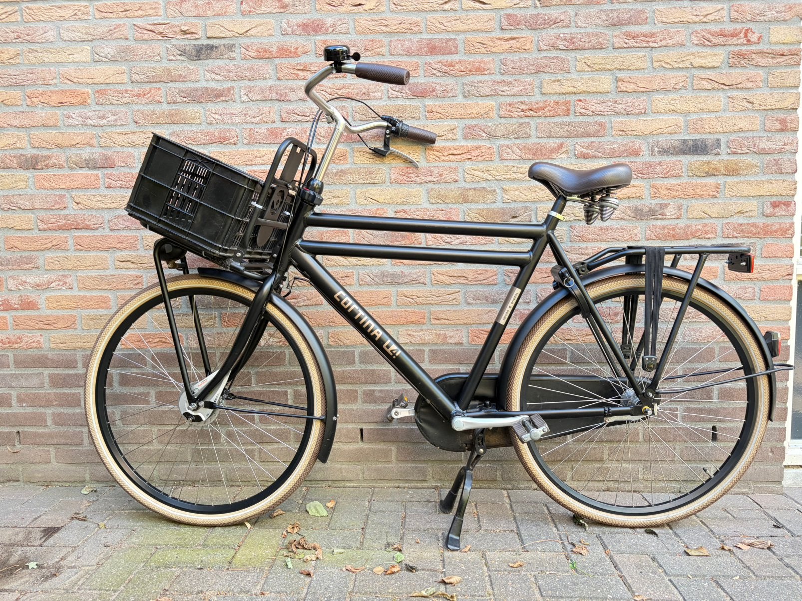 Cortina herenfiets 3 versnellingen, Terugtraprem, Versnellingen, Zo goed als nieuw, 57 tot 61 cm