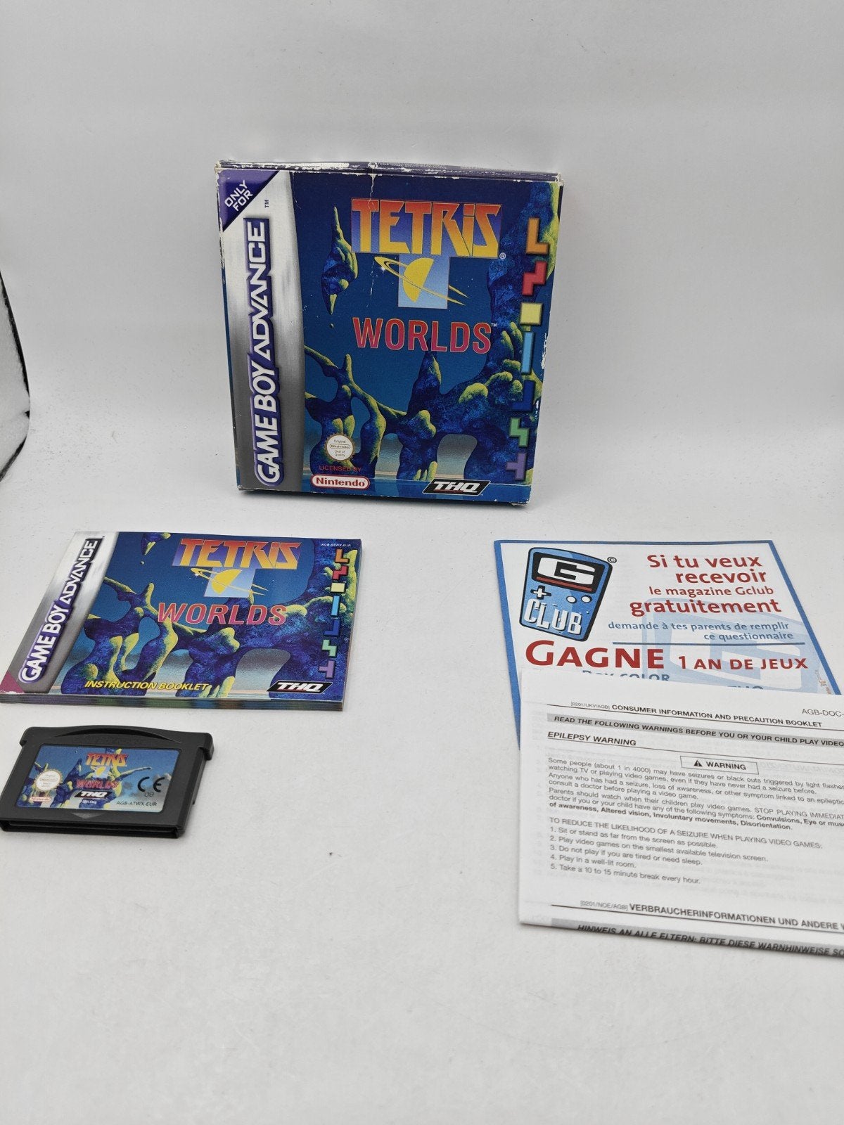 Tetris Worlds Gameboy Advance (GBA) CIB, Puzzel en Educatief, THQ, 1 speler, Ophalen of Verzenden