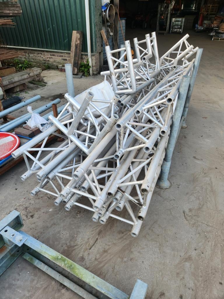 Complete set truss: 4 hoekstukken, diverse lengtes,, Ophalen of Verzenden