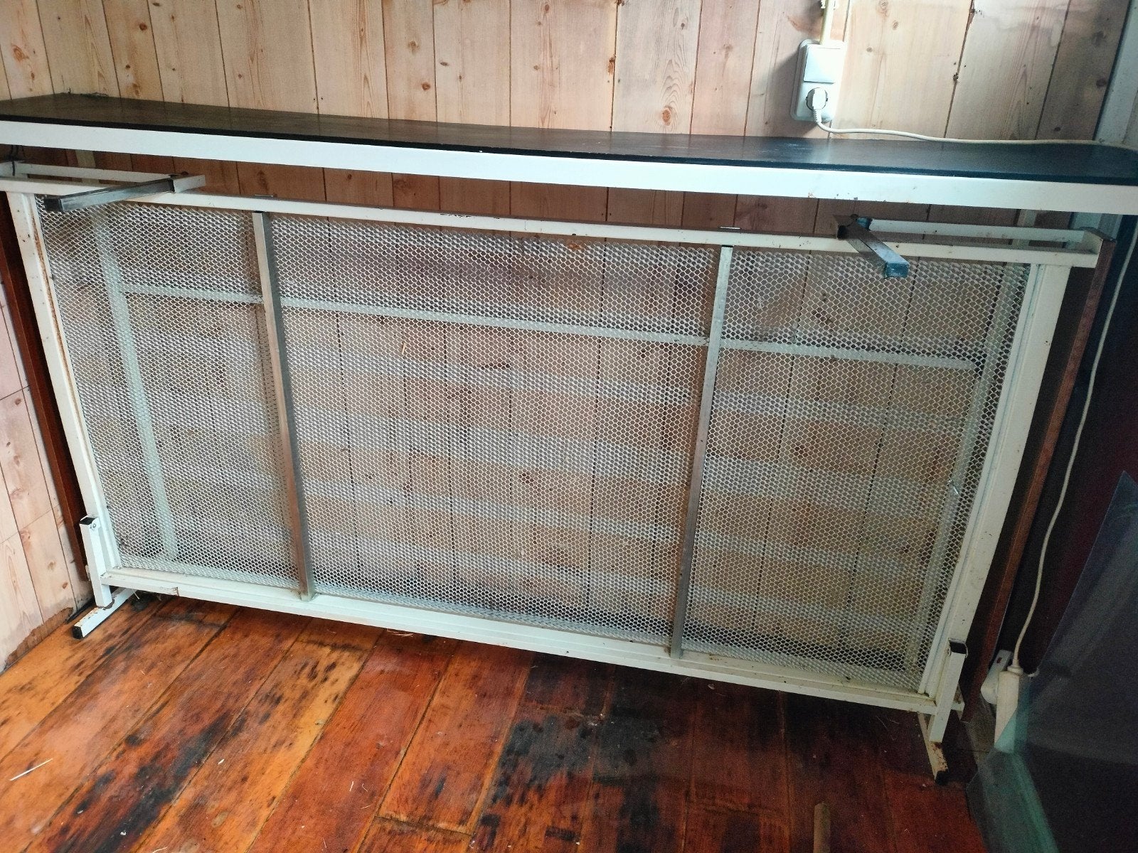 Opklapbed met spiraalbodem, Gebruikt, Eenpersoons, Wit, Ophalen of Verzenden