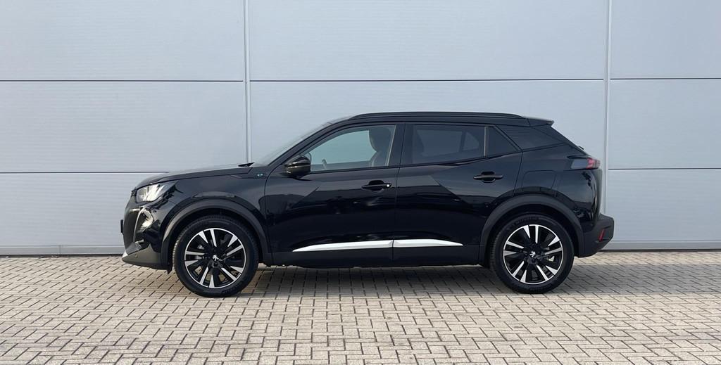 Peugeot e-2008 EV GT Pack 50 kWh | Navi | Camera | Adaptive, Auto's, 136 pk, Zwart, Origineel Nederlands, SUV of Terreinwagen
