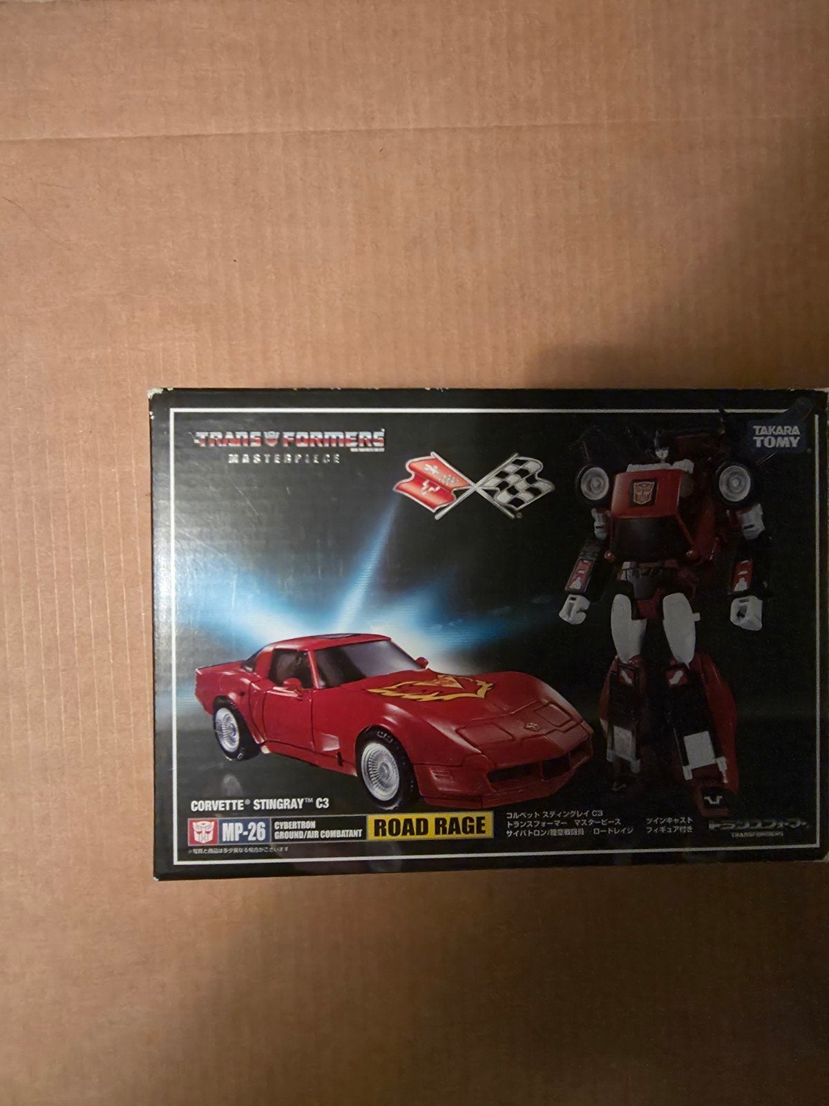 Transformers Masterpiece MP-26 Road Rage Corvette Stingray, Verzamelen, Overige generaties, Ophalen of Verzenden, Zo goed als nieuw