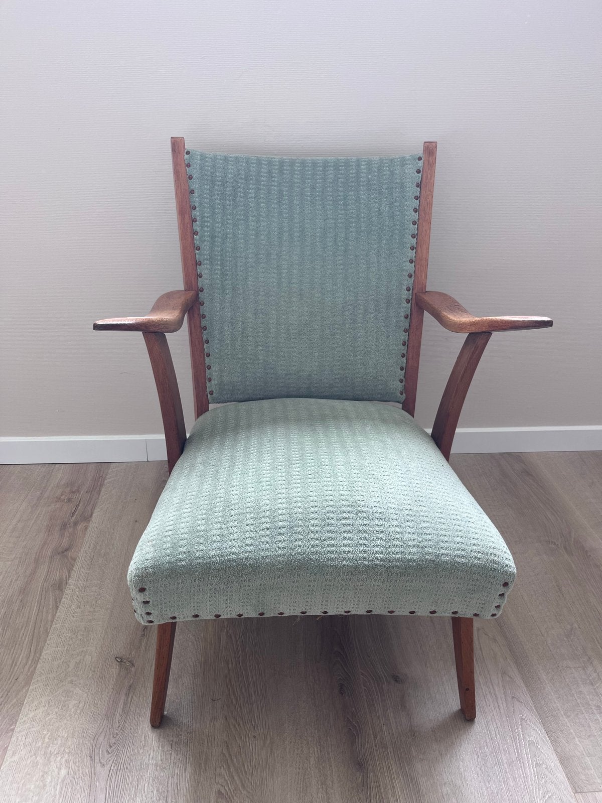 Vintage Retro Fauteuil / stoel - Deens design, Huis en Inrichting, Fauteuils, Ophalen, Vintage, retro, Gebruikt, 75 tot 100 cm