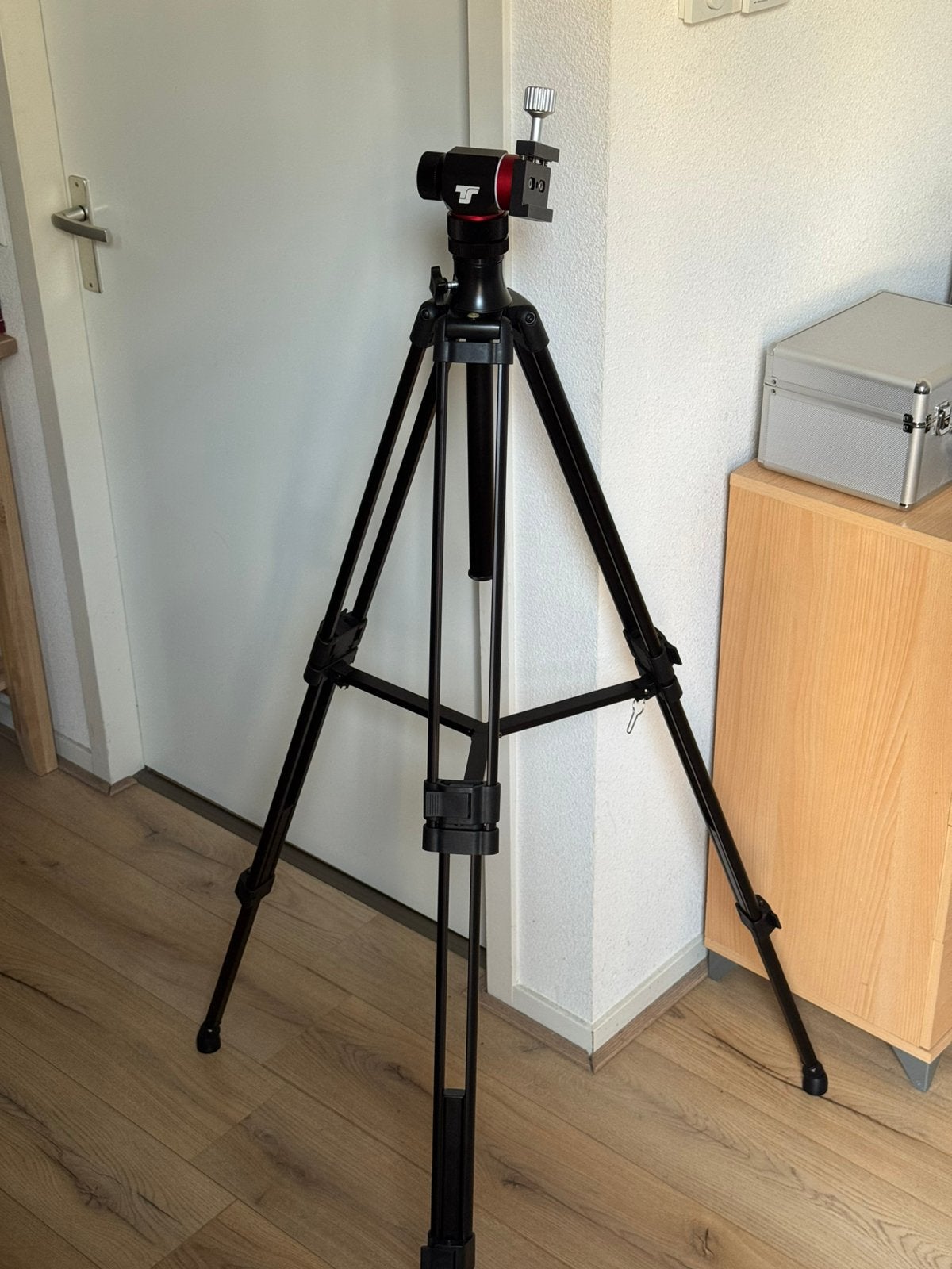 Telescoop montering TS + statief, Audio, Tv en Foto, Optische apparatuur | Telescopen, Ophalen of Verzenden, Zo goed als nieuw