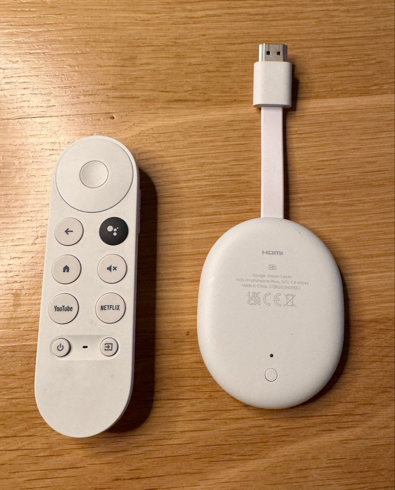 Chromecast met Google TV (HD) - Wit, Ophalen, Zo goed als nieuw, HDMI