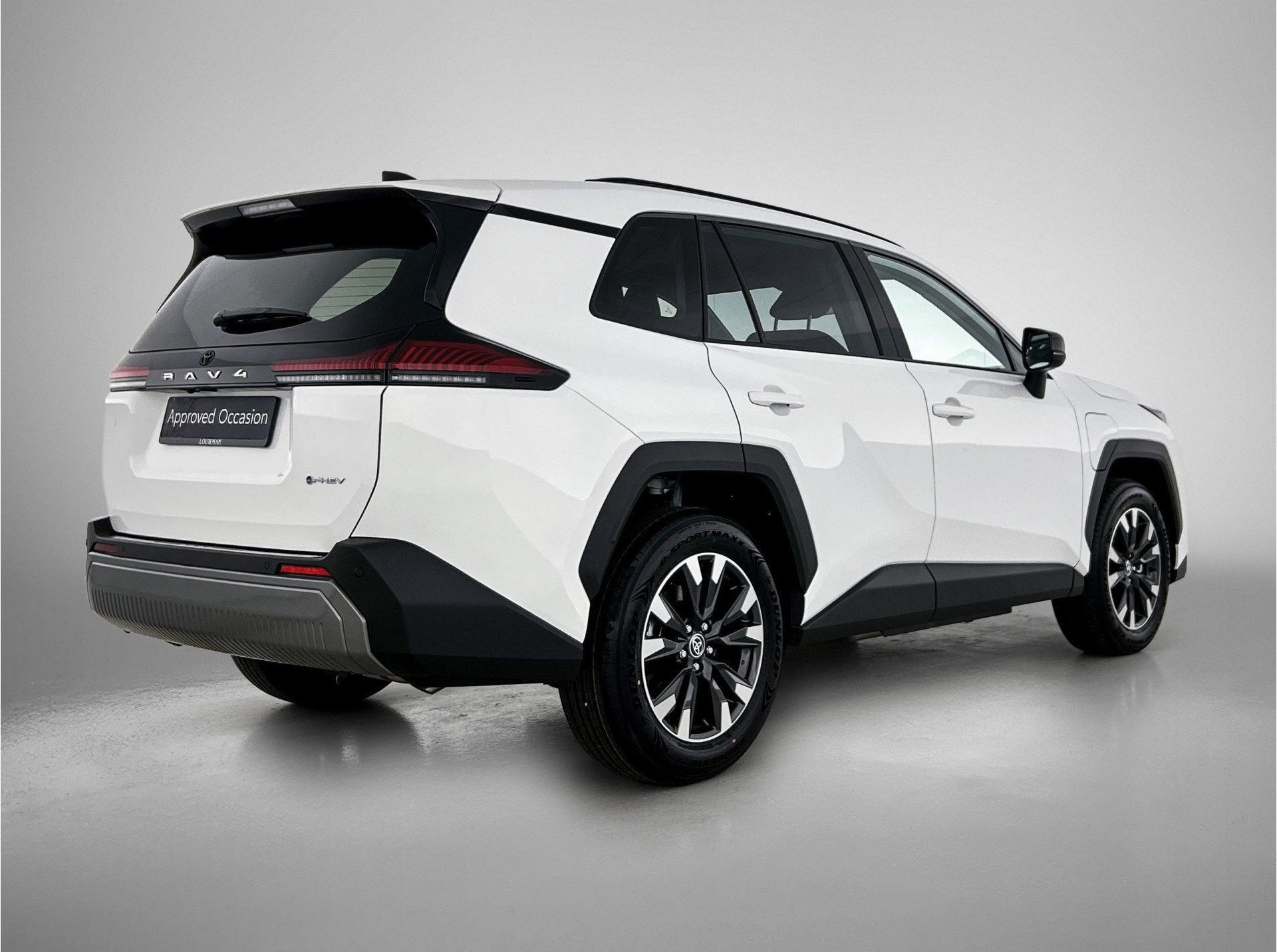 Toyota RAV4 2.5 Plug-in Hybrid 270 Dynamic | Nieuw model 202, Auto's, Stof, Gebruikt, 4 cilinders, Wit