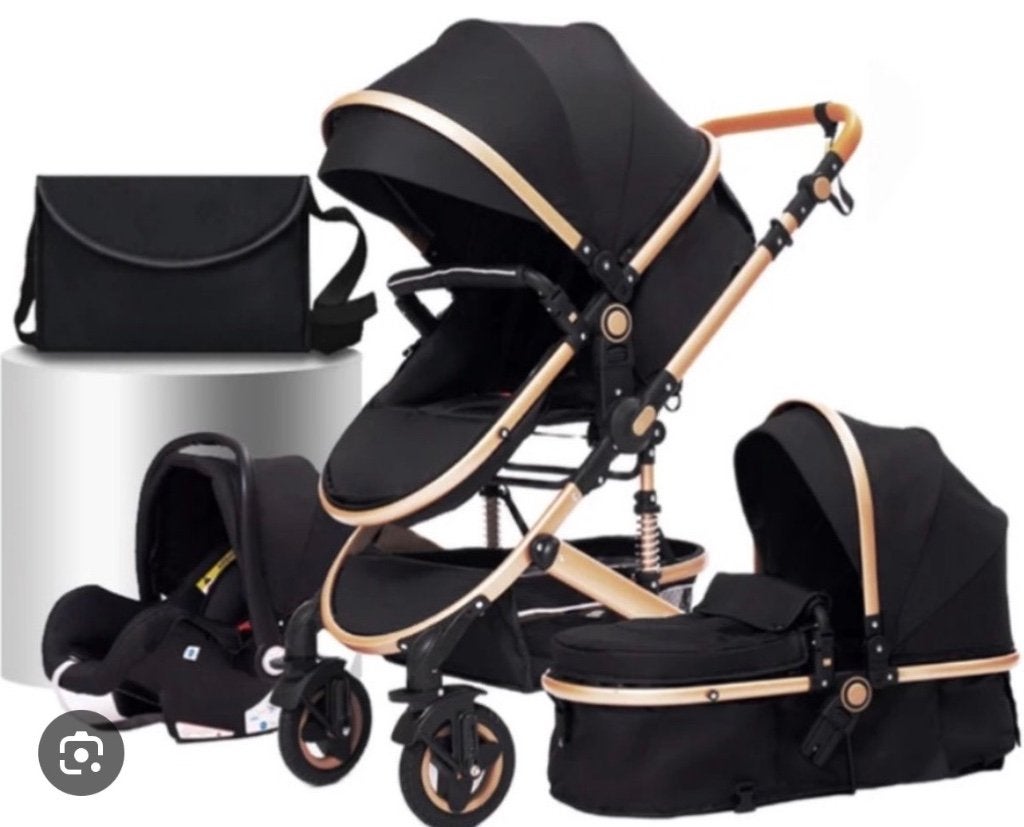 BRAND NEW KINDERWAGEN, Nieuw, Combiwagen, Luchtbanden, Ophalen