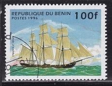 4396 - Benin michel 802 gestempeld , Opiumklipper, Postzegels en Munten, Postzegels | Afrika, Verzenden, Overige landen, Gestempeld