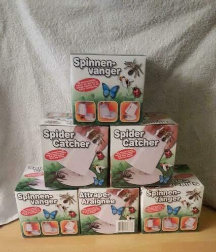 10 stuks nieuwe spinnenvangers/insectenvangers, Verzenden, Nieuw, Lange Amerikaweg 73 , 7332 Bp Apeldoorn, Nederland, Dinotoys