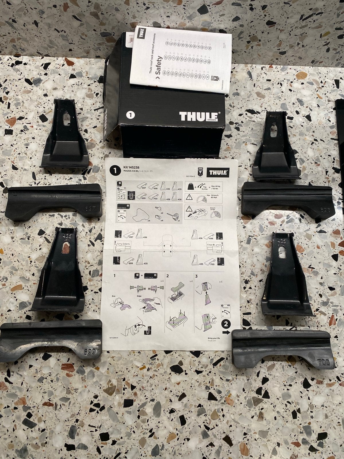 Thule Kitset 145238 voor Mazda CX-30 (vanaf 2020), Auto diversen, Dakdragers, Ophalen of Verzenden, Zo goed als nieuw