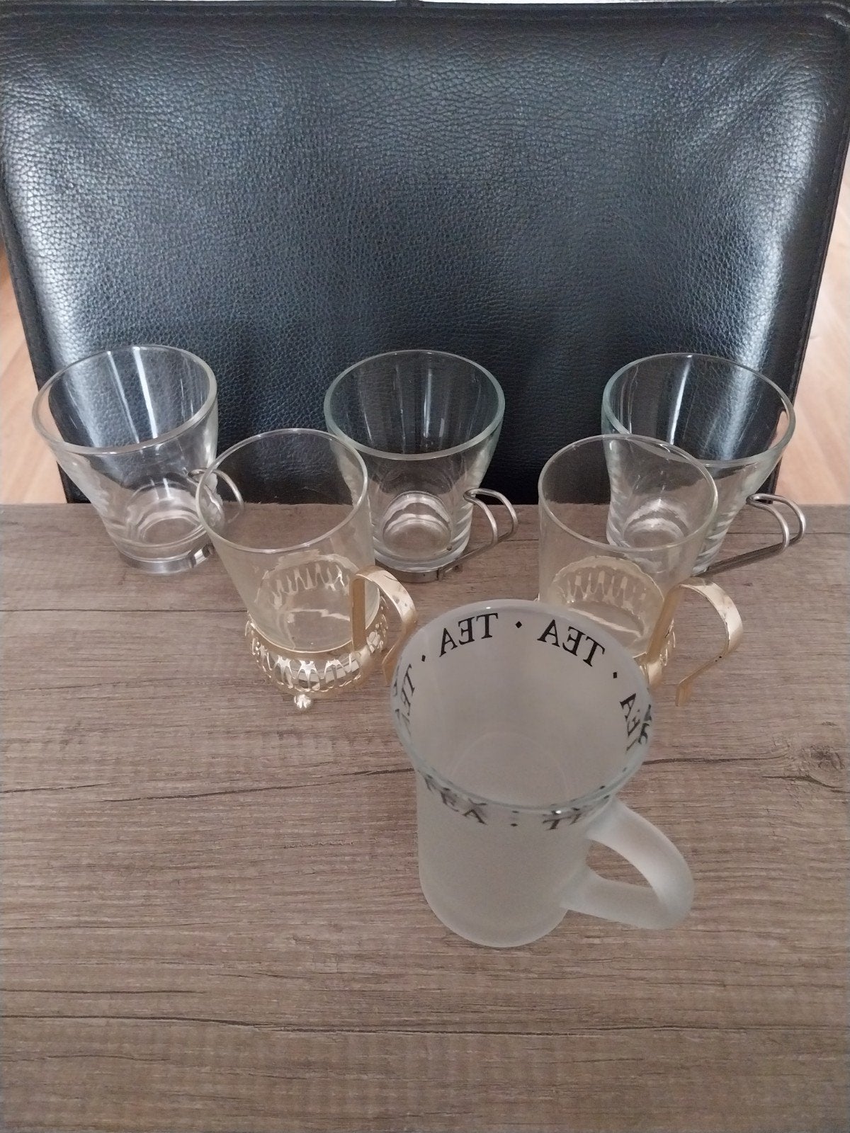 6 thee glazen, Huis en Inrichting, Keuken | Servies, Ophalen of Verzenden, Zo goed als nieuw
