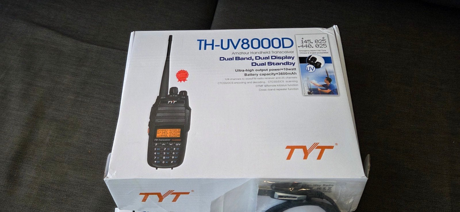 TYT TH-UV8000D portofoon 10watt, Telecommunicatie, Portofoons en Walkie-talkies, Ophalen of Verzenden, Nieuw, Portofoon of Walkie-talkie